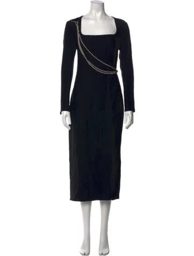 Pre-owned Prada 2022 Long Dress In Black