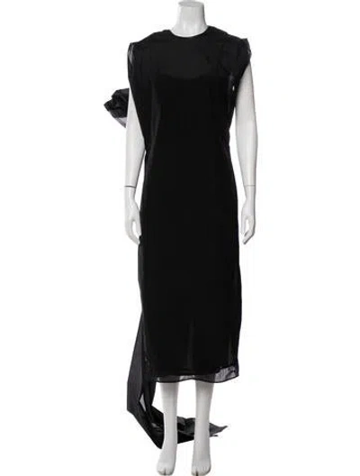 Pre-owned Prada 2022 Long Dress In Black