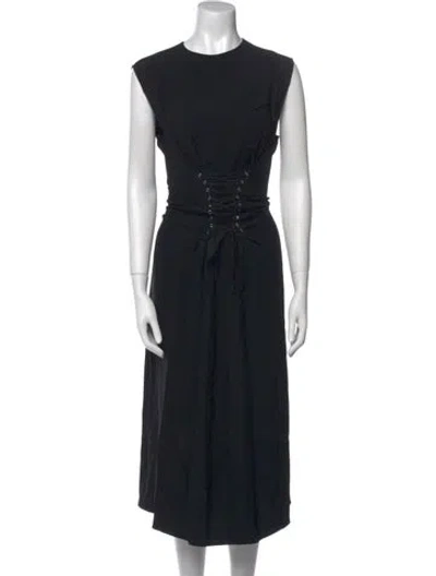 Pre-owned Prada 2022 Long Dress In Black