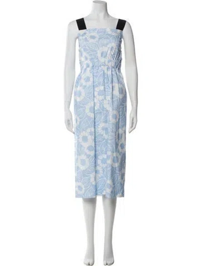 Pre-owned Prada 2022 Long Dress In Blue
