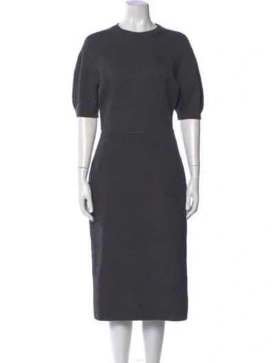Pre-owned Prada 2022 Long Dress In Gray