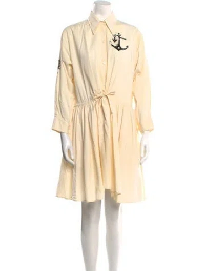 Pre-owned Prada 2022 Long Dress In Neutral