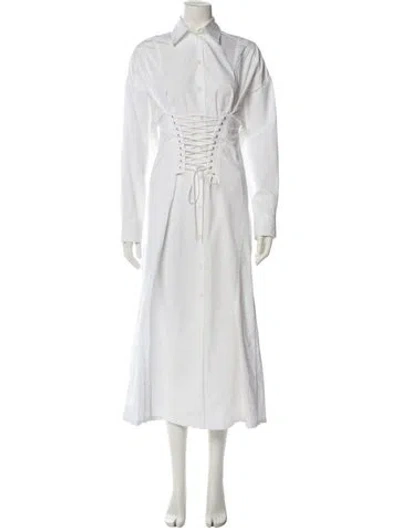 Pre-owned Prada 2022 Long Dress In White