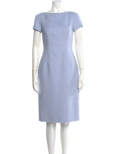 Pre-owned Prada 2022 Midi Length Dress In Blue