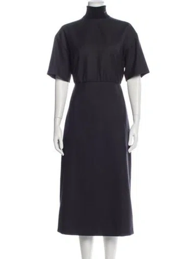 Pre-owned Prada 2022 Midi Length Dress In Gray