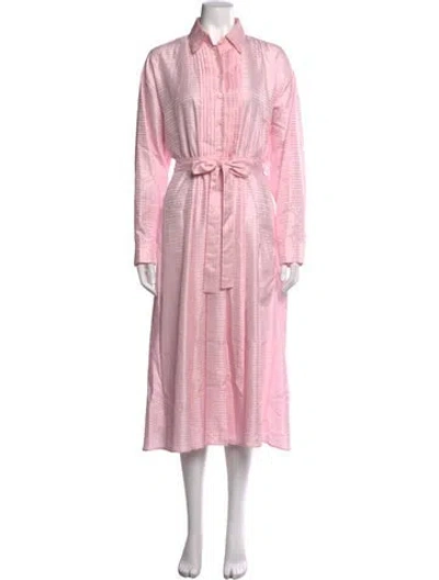 Pre-owned Prada 2022 Midi Length Dress In Pink