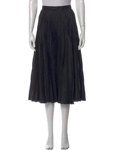 Pre-owned Prada 2022 Midi Length Skirt In Black