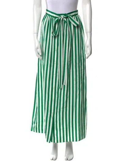 Pre-owned Prada 2022 Midi Length Skirt In Green