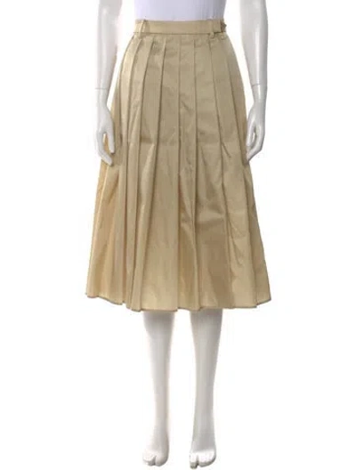 Pre-owned Prada 2022 Midi Length Skirt In Neutral