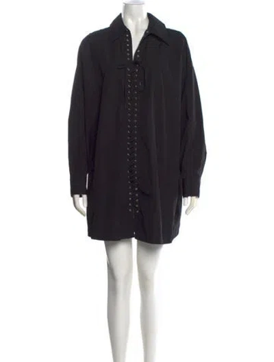 Pre-owned Prada 2022 Mini Dress In Black