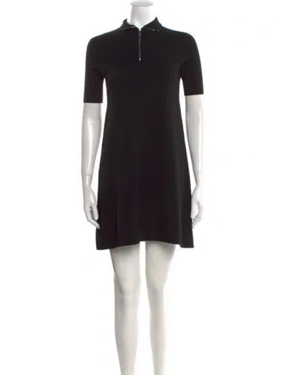Pre-owned Prada 2022 Mini Dress In Black