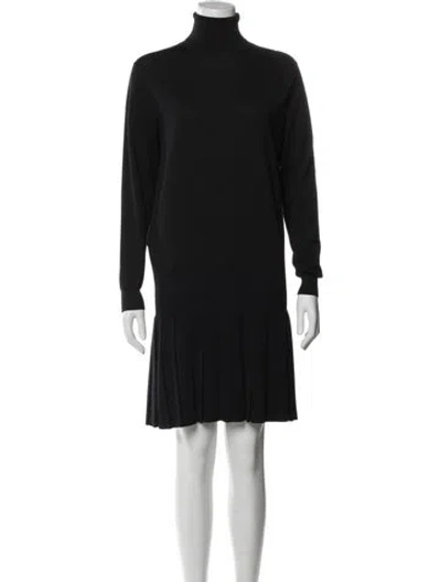 Pre-owned Prada 2022 Mini Dress In Black