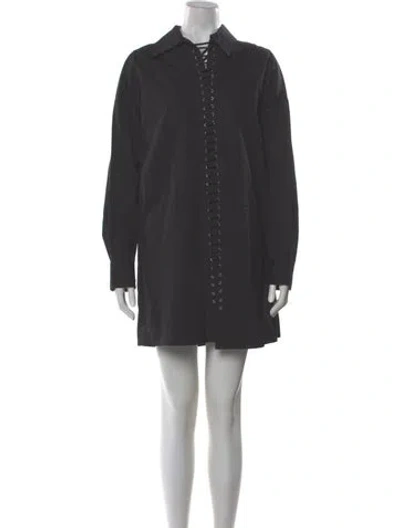 Pre-owned Prada 2022 Mini Dress In Black
