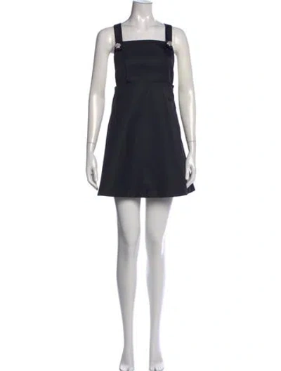 Pre-owned Prada 2022 Mini Dress In Black