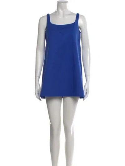 Pre-owned Prada 2022 Mini Dress In Blue