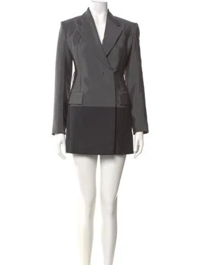Pre-owned Prada 2022 Mini Dress In Gray