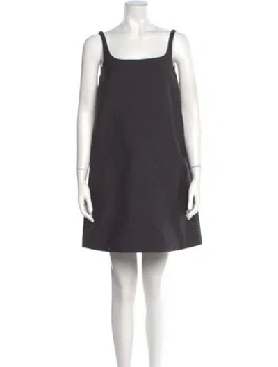 Pre-owned Prada 2022 Mini Dress In Gray