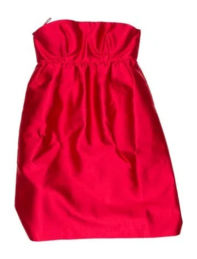 Pre-owned Prada 2022 Mini Dress In Red