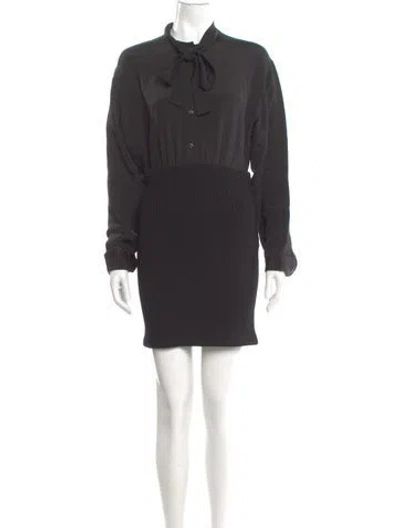 Pre-owned Prada 2022 Mini Dress W/ Tags In Black