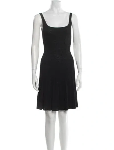 Pre-owned Prada 2022 Mini Dress W/ Tags In Black