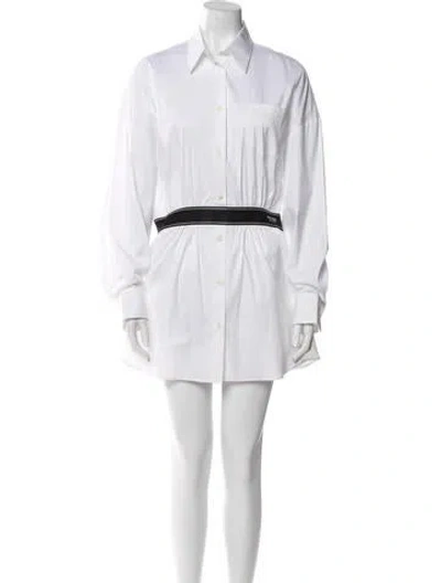 Pre-owned Prada 2022 Mini Dress In White
