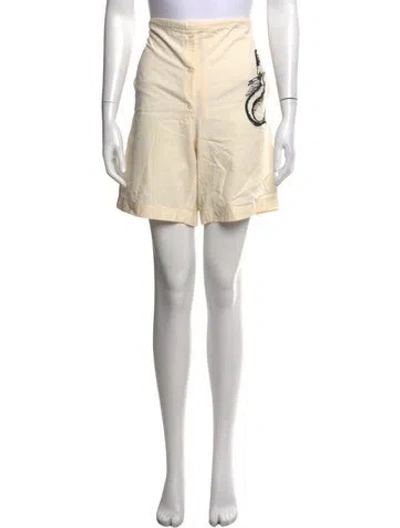 Pre-owned Prada 2022 Mini Shorts In Neutrals
