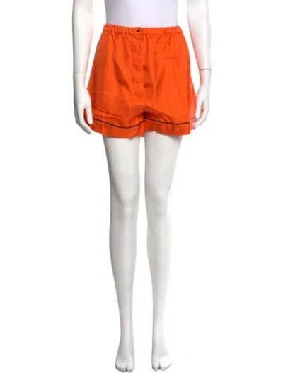 Pre-owned Prada 2022 Mini Shorts In Orange