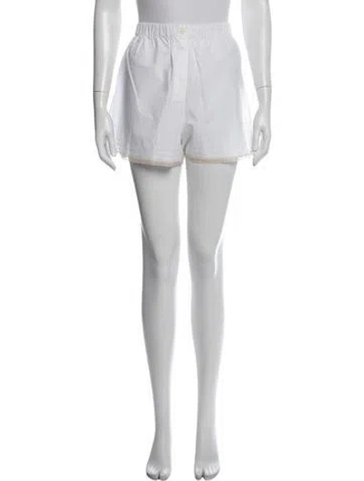 Pre-owned Prada 2022 Mini Shorts In White
