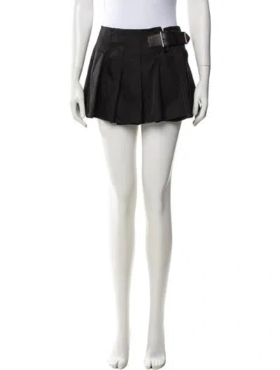 Pre-owned Prada 2022 Mini Skirt In Black