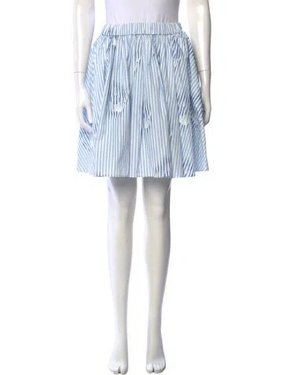 Pre-owned Prada 2022 Mini Skirt In Blue