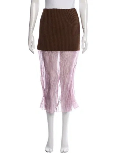 Pre-owned Prada 2022 Mini Skirt In Multicolor