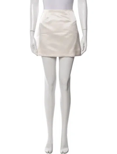 Pre-owned Prada 2022 Mini Skirt In Neutrals