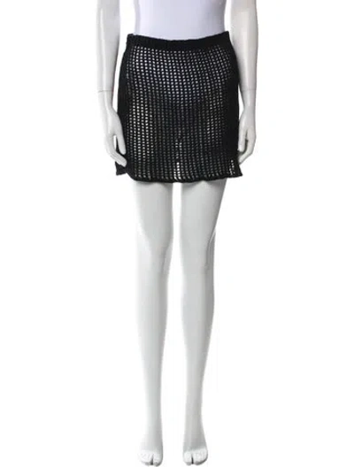 Pre-owned Prada 2022 Mini Skirt W/ Tags In Black