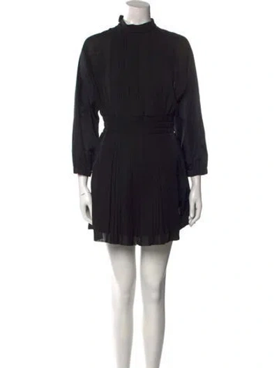 Pre-owned Prada 2022 Mock Neck Romper In Black
