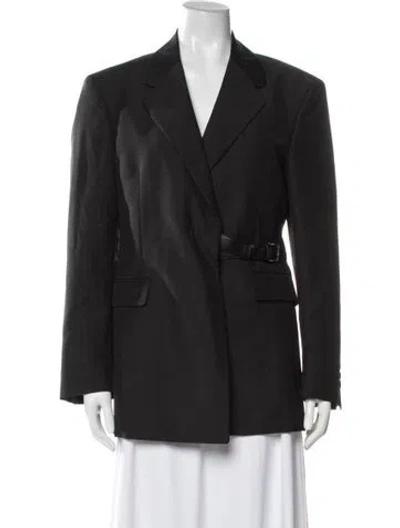 Pre-owned Prada 2022 Mohair Blazer In Grey