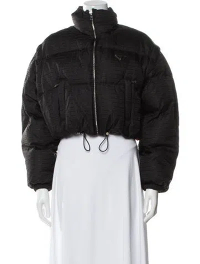 Pre-owned Prada 2022 Nylon Down Jacket In Black