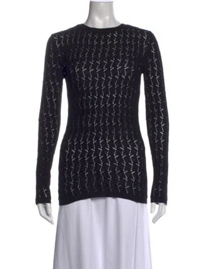 Pre-owned Prada 2022 Patterned Sweater W/ Tags In Black