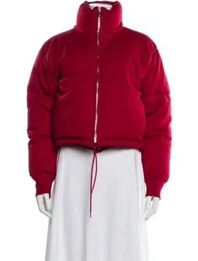 Pre-owned Prada 2022 Puffer Jacket In Red