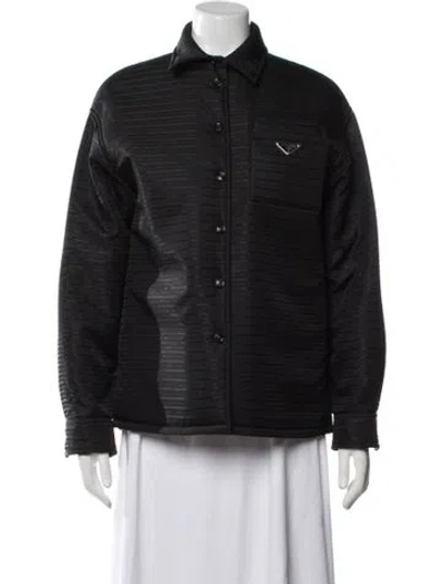 Pre-owned Prada 2022 Re-nylon Jacket In Black