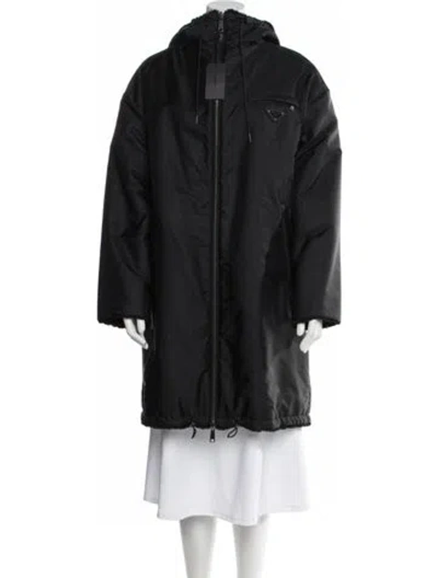 Pre-owned Prada 2022 Reversible Fur Coat In Black