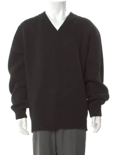 Pre-owned Prada 2022 Signature Logo Pullover In Black
