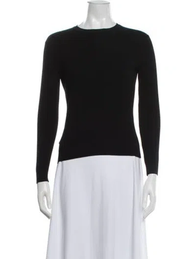Pre-owned Prada 2022 Silk Sweater In Black