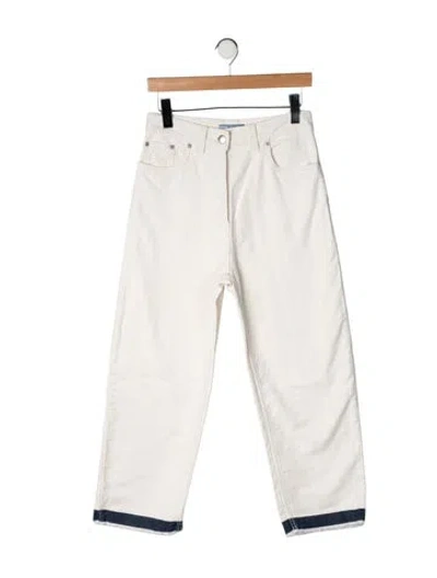Pre-owned Prada 2022 Straight Leg Jeans In Neutrals