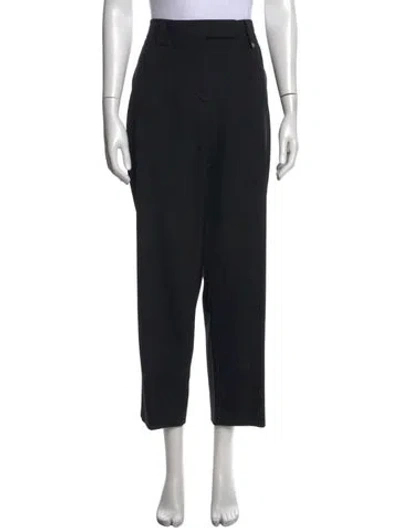 Pre-owned Prada 2022 Straight Leg Pants In Black