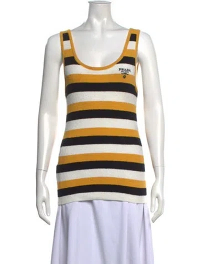 Pre-owned Prada 2022 Striped Top In Multi