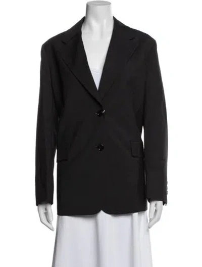 Pre-owned Prada 2022 Virgin Wool Blazer W/ Tags In Grey