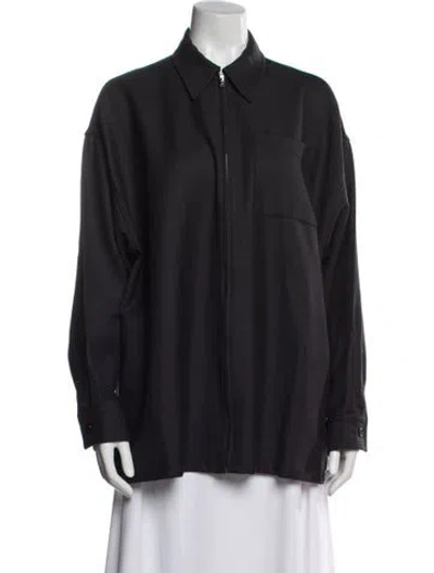 Pre-owned Prada 2022 Virgin Wool Jacket In Gray