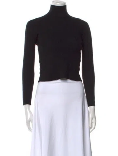 Pre-owned Prada 2022 Virgin Wool Sweater In Black