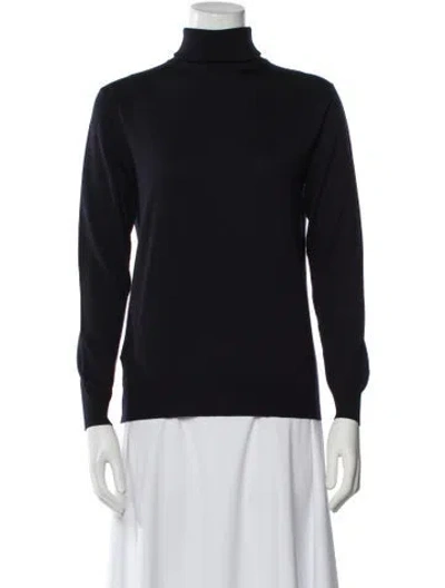 Pre-owned Prada 2022 Virgin Wool Sweater In Black