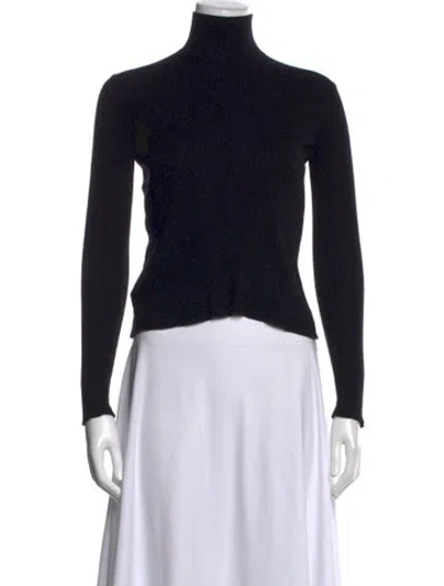 Pre-owned Prada 2022 Virgin Wool Sweater In Black